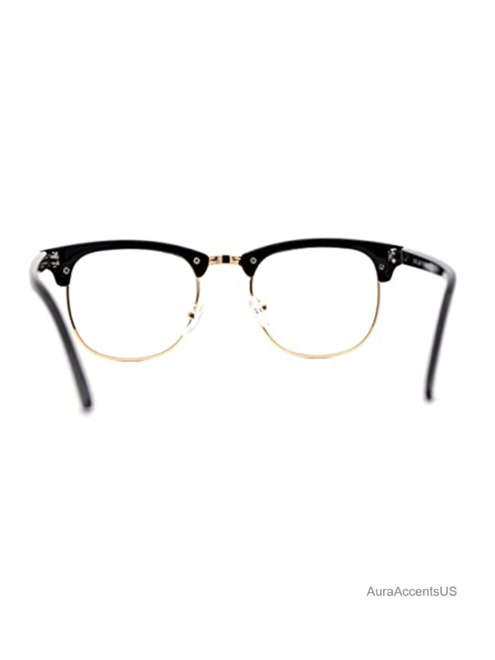Half Rim Blue Light Blocking Computer Glasses Lightweight Frame - Picture 3 of 4